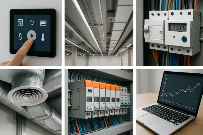 Gebäude- und Anlagenautomatisierung mit Sensorik, Steuerungen, Lüftungstechnik und Energiemanagement in Hall in Tirol