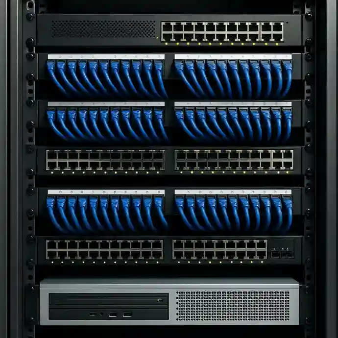 Professionelle Netzwerktechnik für stabile, sichere und skalierbare IT-Infrastrukturen von Elektrotechnik Hall.